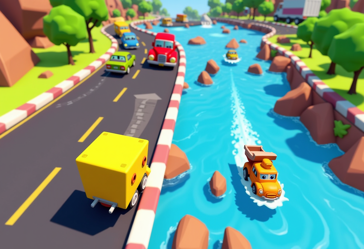 Game cover for Crossy Road 3D