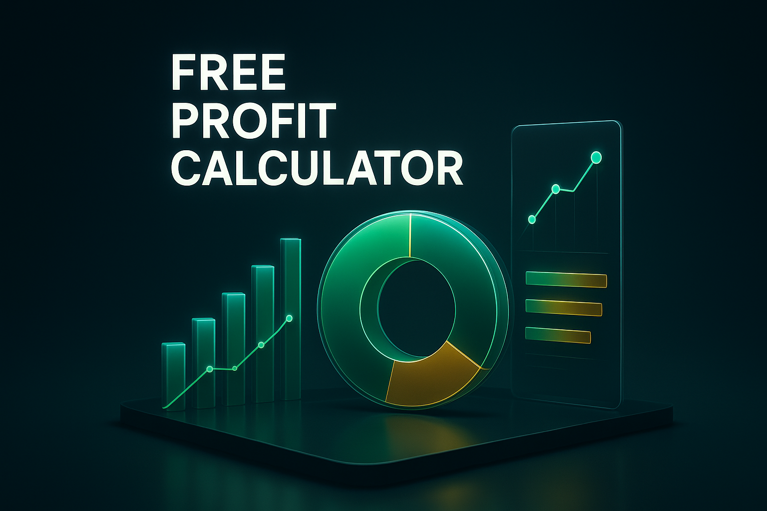 A visual representation of financial clarity and profit calculation
